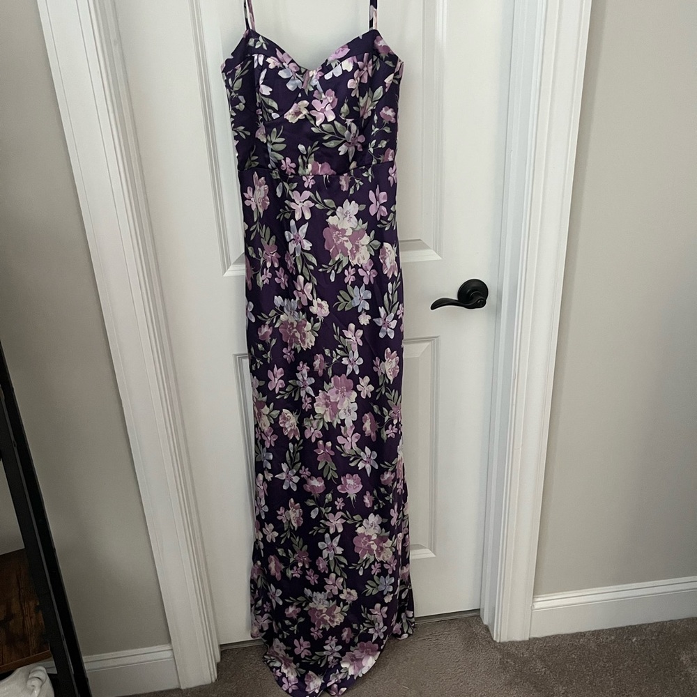 Lulu's Purple Floral dress